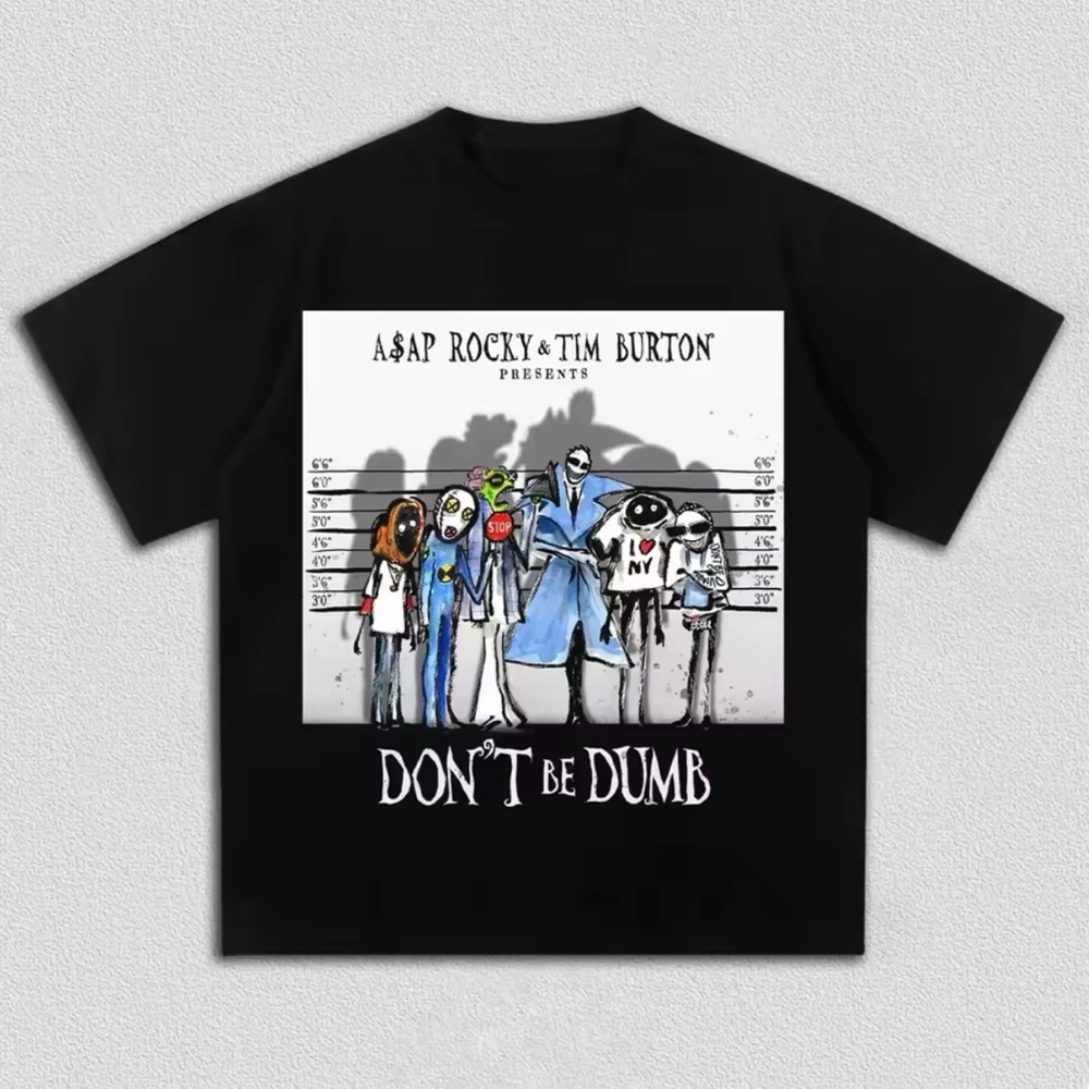 Black Graphic T-Shirt ASAP DONT BE DUMB